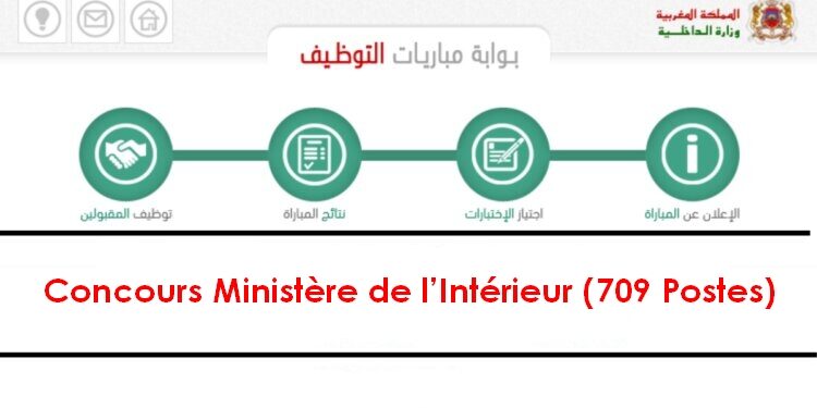 Concours Ministère de l’Intérieur (709 Postes)
